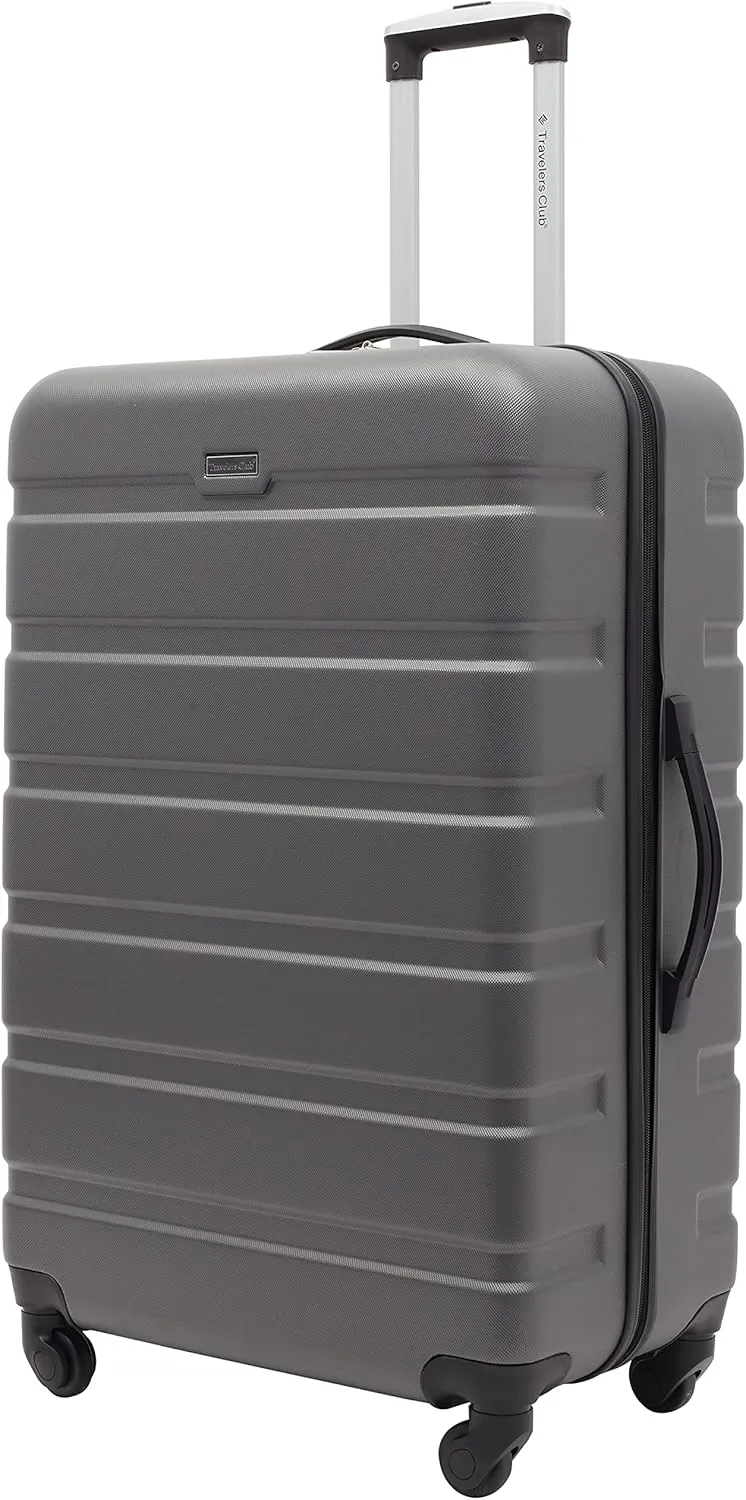 Travelers Club Harper Luggage, Charcoal, 2 Piece Set