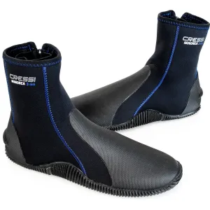Used Cressi Minorca Tall 3mm Dive Boots Black / Blue - 9