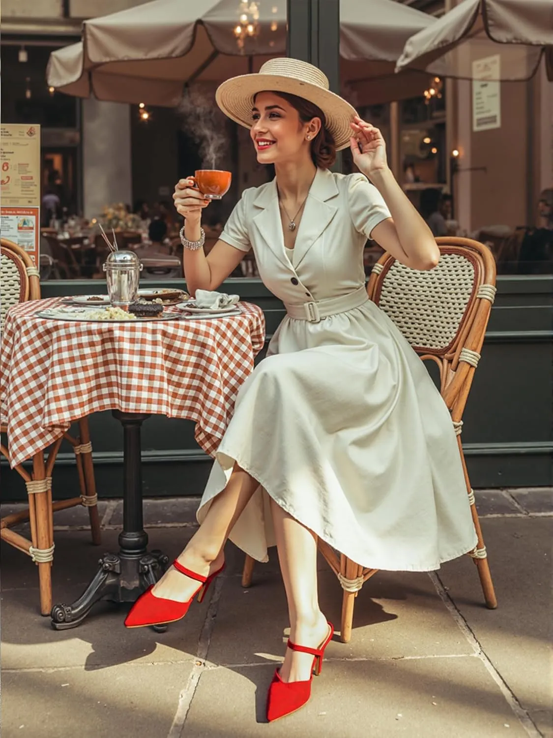 WIRALOMI Kitten Heels for Women Mesh Heels Closed Pointed Toe Mule Heeled Sandals Slip On Wedding Dress Mesh Pumps Shoes