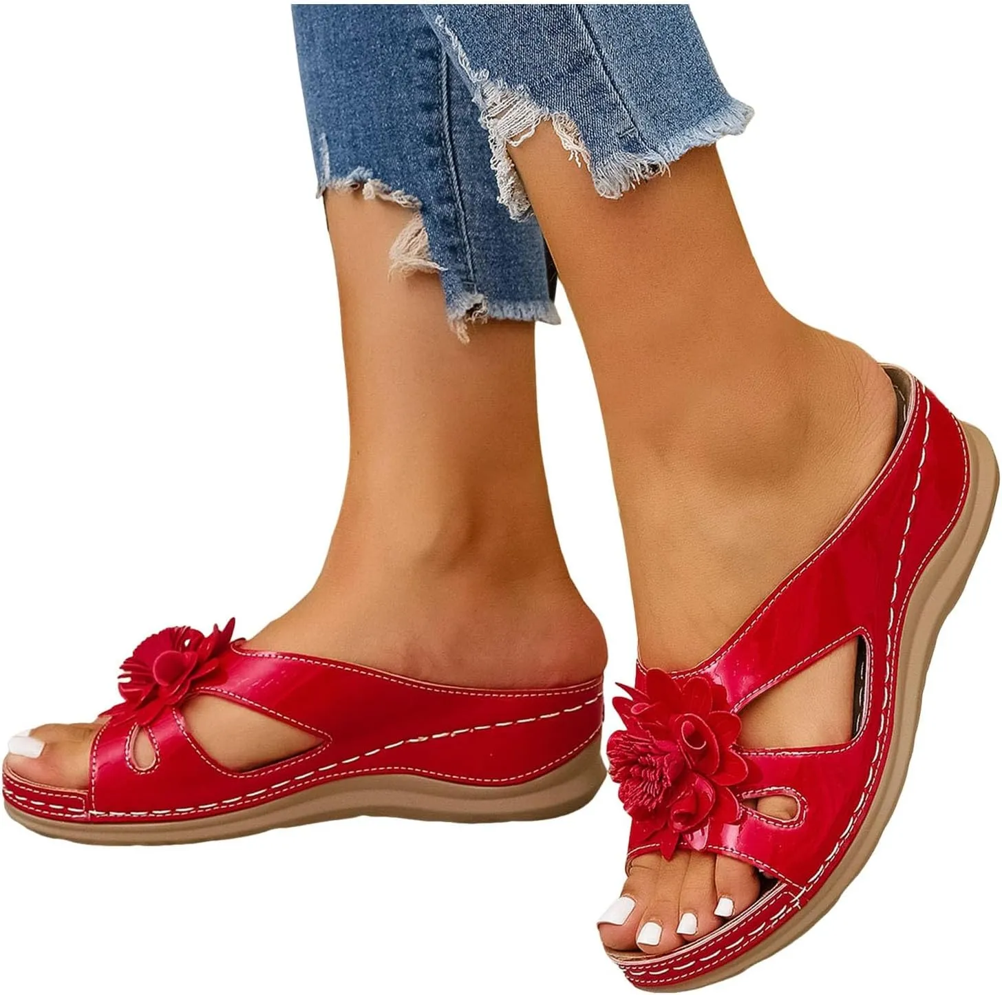 Women Sandals Casual Shoes Orthopedic Sandals Hollow Sports Orthopedic Summer Casual with Heels