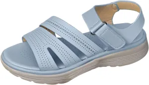 Women Summer Casual Wedge Sandals Casual Open Toed Sandal Comfortable Athletic Slip on Beach Shoes Daily Wear Hiking Sandals