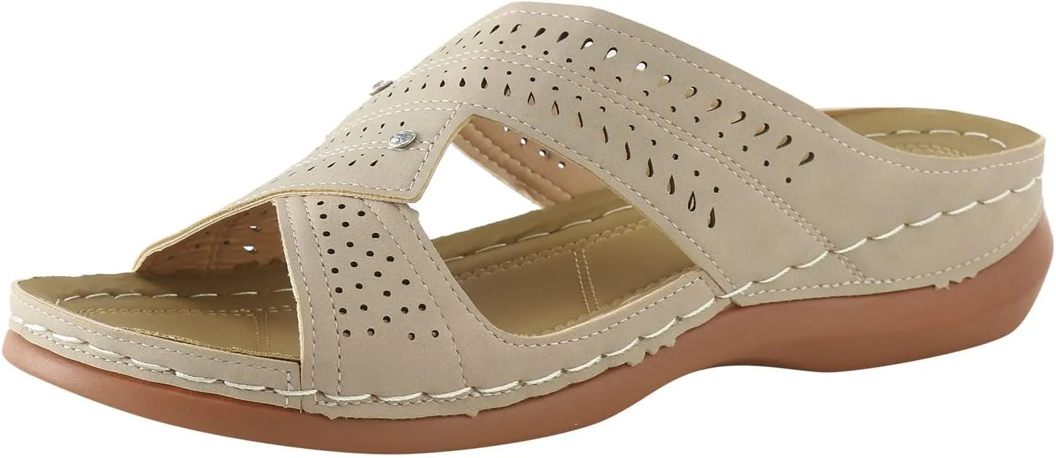 Women Wedge Sandals Dress Sandals for Women Comfortable Summer Platform Casual Dress Sandal Flip Flops for Casual Elastic Ankle Strap Platform Shoes Dressy