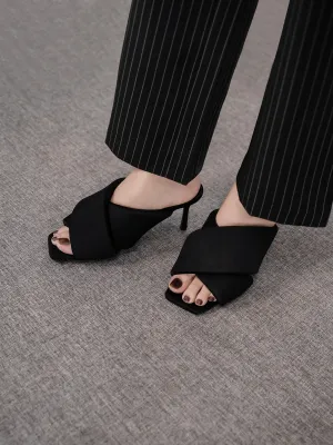 Womens "ZORION" Comfy Stiletto Sandals